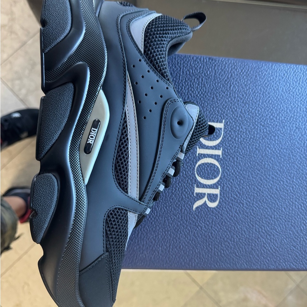 Dior Black Chunky Sneakers with Modern Design
